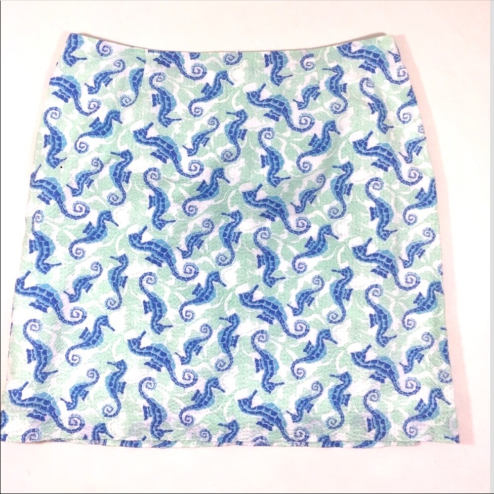 Vineyard Vines Seahorse Pattern Skirt